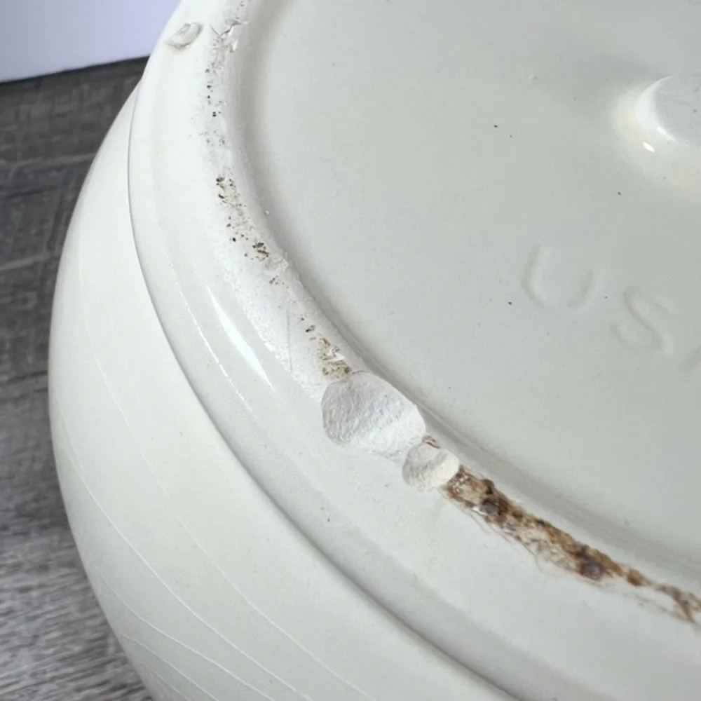McCoy Pottery‎ pitcher cream color crazing Farmhouse vintage